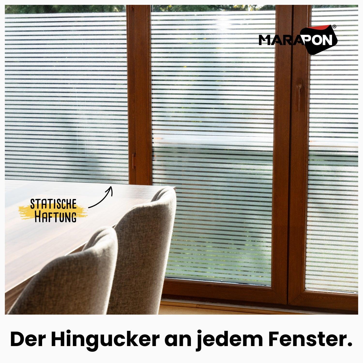 MARAPON® Sonnenschutzfolie Fenster innen [60x200 cm] Fensterfolie